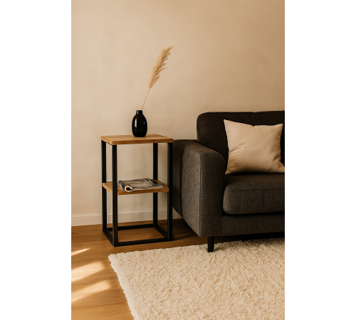 Приліжковий столик Rise — стильний лофт-акцент