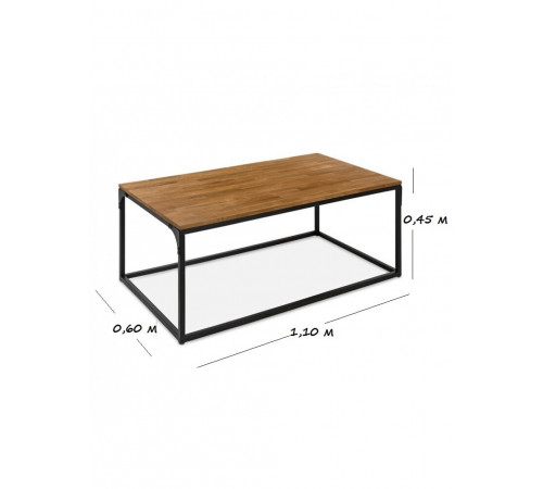 Журнальний столик Нейплс: Індустріальна естетика та надійність