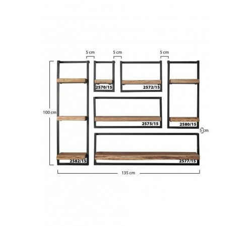 Настінні полиці Living Style