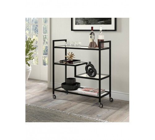 Барний візок Lovett із скляними полицями