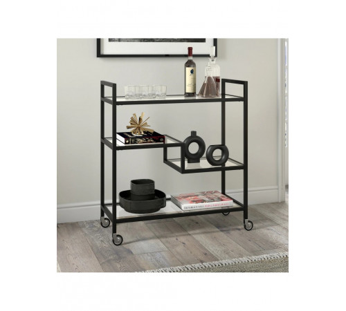 Барний візок Lovett із скляними полицями