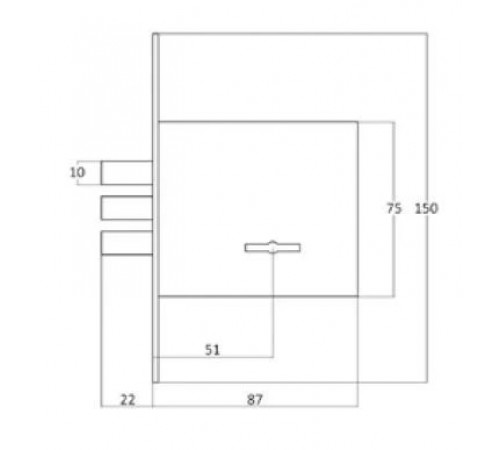Замок сувальдный KEDR (Кедр) CLASS 1082 L (длинные ключи)