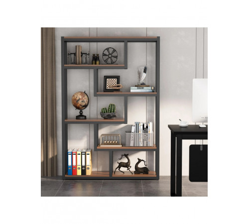 Стелаж 6-ярусний із полиць у шаховому порядку, 175×100×30 см