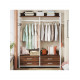 Стеллаж-органайзер, вешалка для одежды с ящиками и полками