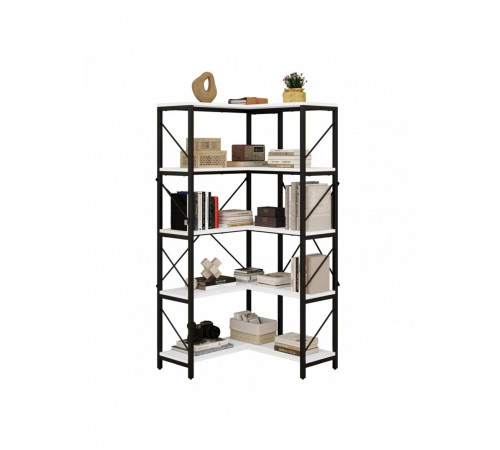 5-ярусний кутовий стелаж "Sukanya" MSM - містке рішення для спальні або вітальні.