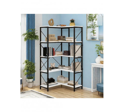 5-ярусний кутовий стелаж "Sukanya" MSM - містке рішення для спальні або вітальні.