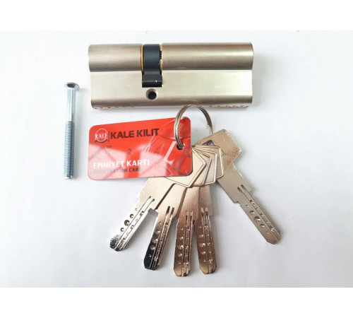 Цилиндр Kale 164 BNE 26+10+45=81mm, 5 ключей, с покрытием никель