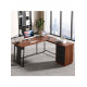 Письменный L-образный стол с ящиками – MSMLOFT (140×50×75 см)