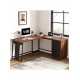Письменный L-образный стол с ящиками – MSMLOFT (140×50×75 см)