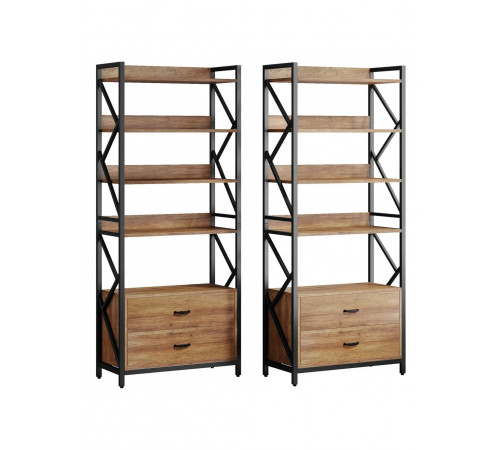 Стеллаж skiff 4 5-ярусный с 2 ящиками