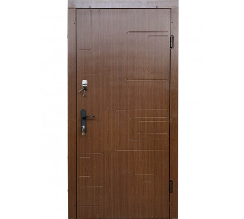 Вхідні двері Вулкан венге із МДФ — надійність, стиль та два замки