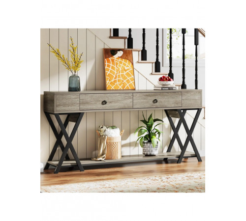 Стіл консольний із 2 ящиками із полицею