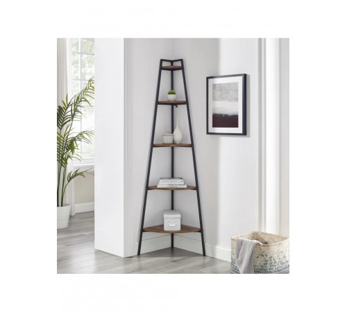 Стелаж “Perlman” MSM — стильний 5-ярусний кутовий стелаж