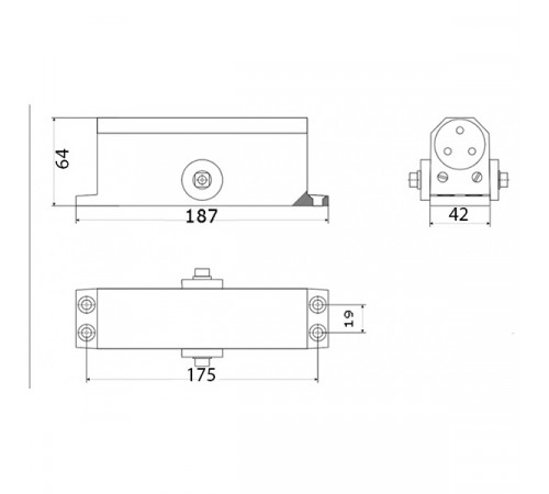 Дотягиватель KEDR А061 стандартная тяга до 75кг.