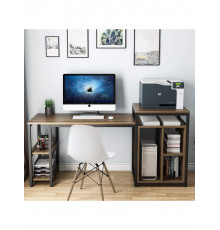 Комп'ютерний стіл для домашнього офісу з полицею