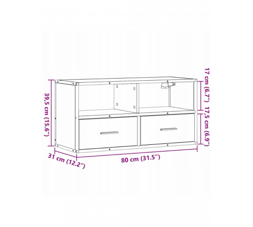 Тумба под телевизор - дуб Сонома