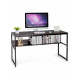 Компьютерный стол на металлической основе