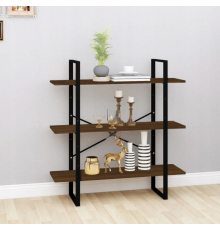 Стеллаж 100x30x105 см, коричневый