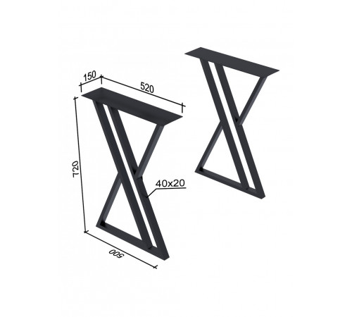 Стіл обідній Уолес MSMLOFT