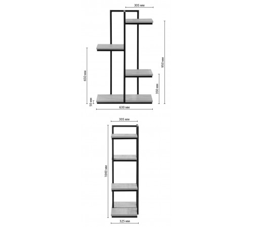 Підставка для квітів у стилі Loft