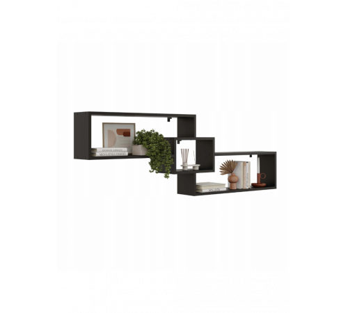 Підвісна полиця LOFT чорна