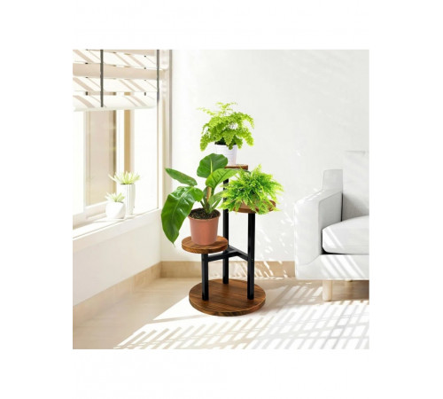 Кутова 3-ярусна підставка для рослин «Флінтвіль»