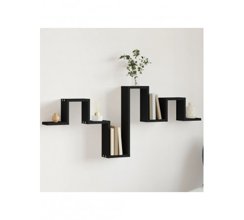 Настінна полиця , чорна