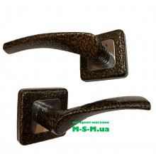 Дверная ручка раздельная Арико Браво медный антик