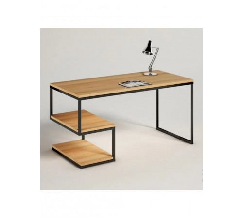 Стіл письмовий MSMLOFT з металевим каркасом — 120×60×75 см