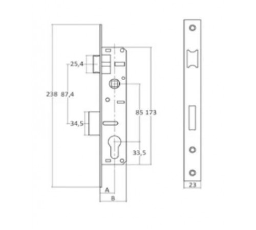KEDR Корпус замку Class 153-35