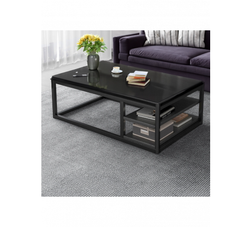 Журнальний столик —  із додатковими полицями