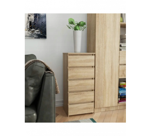 Комод дуб Сонома 40 см MSM — стильний компактний комод