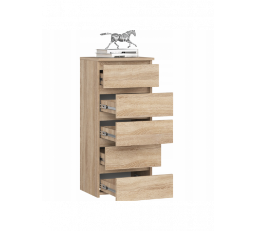 Комод дуб Сонома 40 см MSM — стильний компактний комод