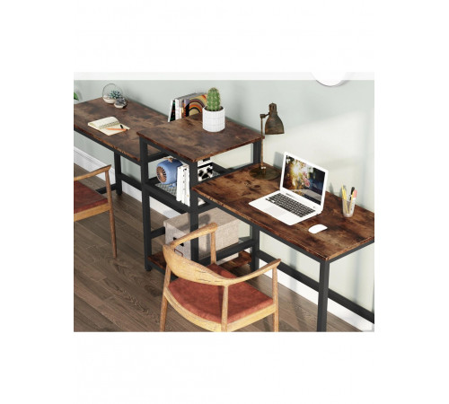 Двомісний письмовий стіл із полицями