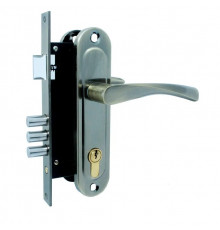 KEDR Замок CLASS врезной с ручками 1523-M60-AB