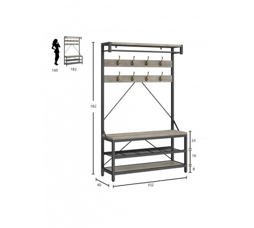 Вешалка для обуви скамейка для хранения