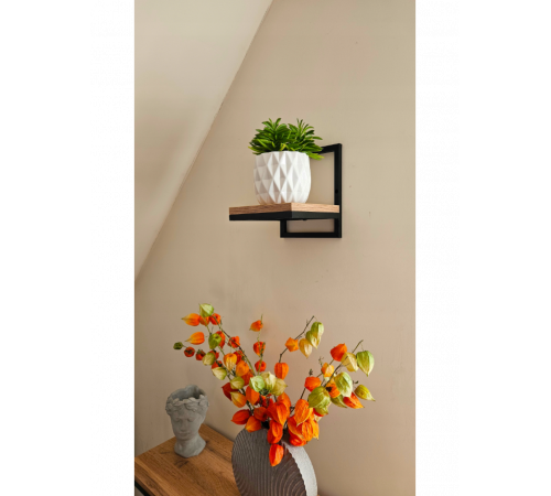 Настенная полка одинарная LOFT