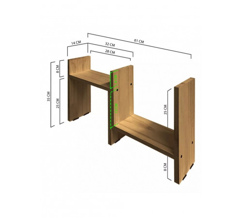 Кухонна полиця Modern Shelf — компактна модель від МСМ