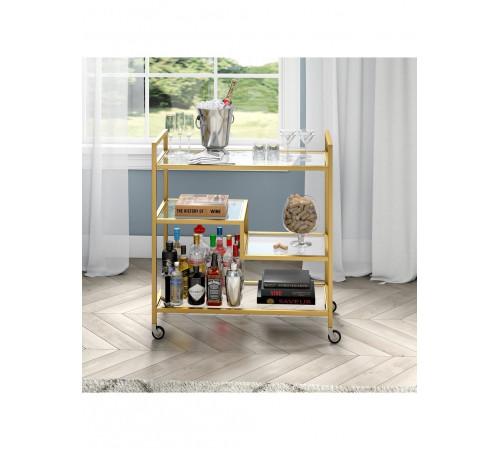 Барний візок Lovett із скляними полицями