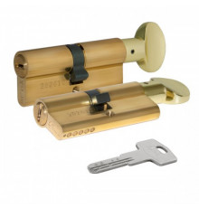 Цилиндр Kale BM 26х10х32=68, латунь, с вертушкой на короткой стороне