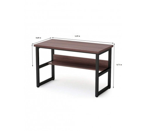 Комфортний письмовий стіл Loft Comp-table-118 — 120×60×75 см