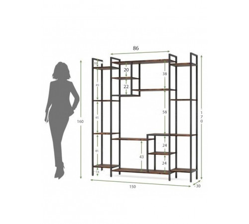 Підставка для рослин 6-ярусна