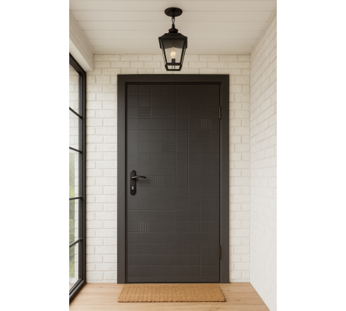 Мінімалістичні вхідні двері - максимум функціональності