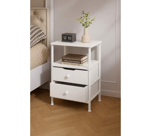 Тумбочка MSM с металлическим каркасом и ДСП.