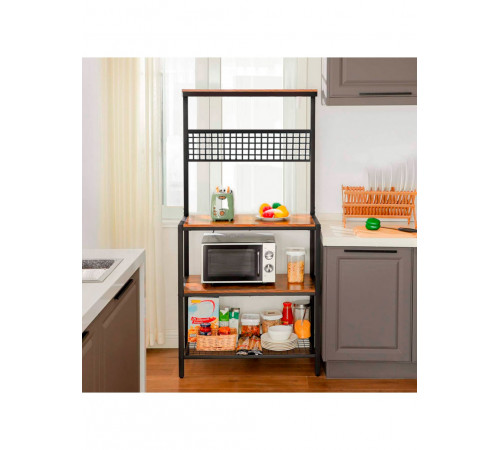 Металевий стелаж MSMLOFT 170×85 см — лофт, міцність, практичність