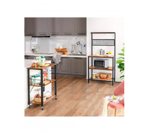 Металевий стелаж MSMLOFT 170×85 см — лофт, міцність, практичність