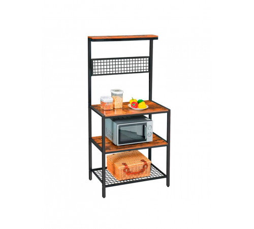 Металевий стелаж MSMLOFT 170×85 см — лофт, міцність, практичність