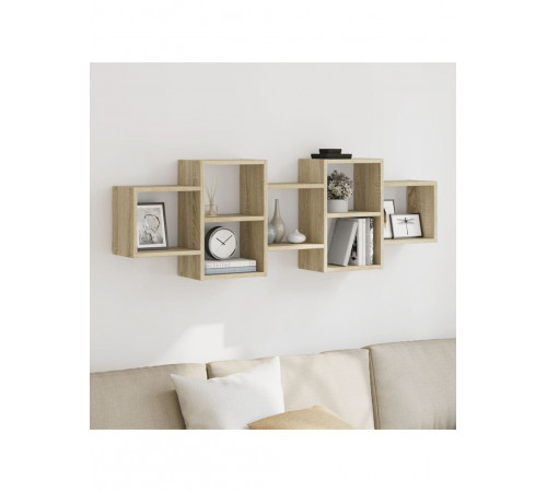 Настенная полка дуб Сонома