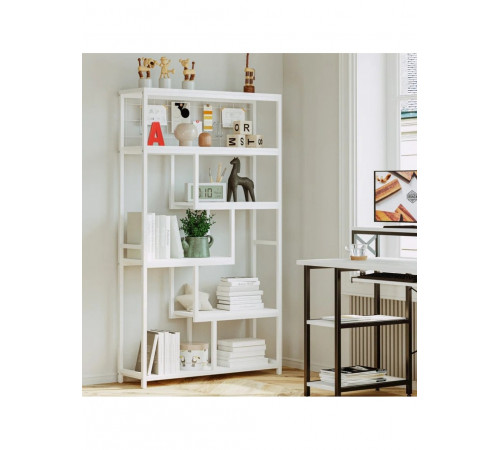 Геометричний стелаж MSM — великий 6-рівневий відкритий стелаж для дому та офісу