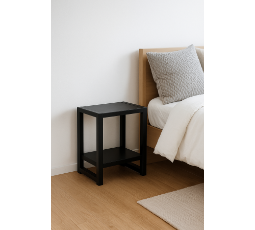 Стіл Brulotte Accent — 56×60×30 см, 2-рівні полиці